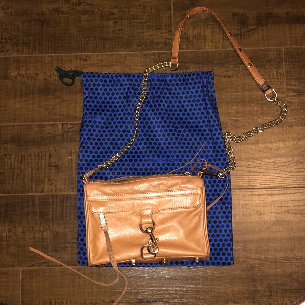 Rebecca Minkoff camel crossbody